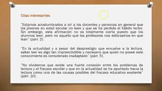 Reporte de lectura [upl. by Aloysius]