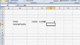 Use the RAND amp RANDBETWEEN Functions [upl. by Enicar304]