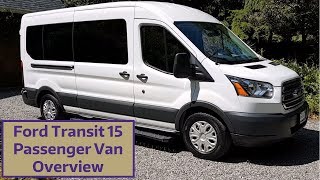 Ford Transit 15 Passenger Van Overview [upl. by Nnalyrehs894]