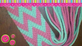 Gasa Wayuu 24 cordones [upl. by Edlihtam]