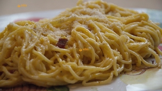 Spaghetti Carbonara Recipe  Pasta Karbonara Sašina kuhinja [upl. by Atinat]