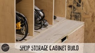 How To Build A Modular Shop Storage Cabinet [upl. by Olvan572]