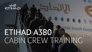 Etihad A380  Cabin Crew Training  Etihad Airways [upl. by Sheena]