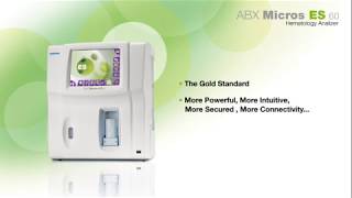 Automated 3 part differential hematology analyzer ABX Micros ES60 presentation [upl. by Mena]