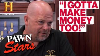 Pawn Stars quotI Gotta Make Money Tooquot 8 BRUTAL NEGOTIATIONS  History [upl. by Arturo]