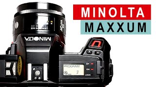 How To Use Minolta Maxxum Camera [upl. by Aenal]