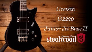 ¿No es para todos los géneros  Gretsch G2220 Jr Jet Bass II [upl. by Dranel]