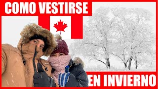 ROPA de INVIERNO en CANADÁ  ¿Qué y Dónde COMPRAR [upl. by Giddings421]