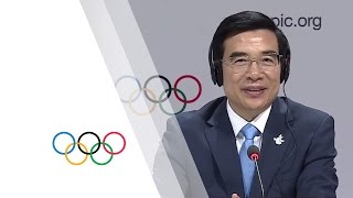 IOC and Beijing 2022 Host City Joint Press Conference [upl. by Awe984]