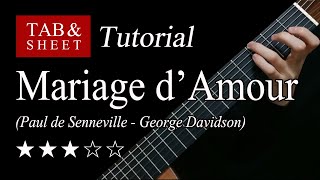 Mariage dAmour  Guitar Lesson  TAB [upl. by Cod]