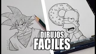 DIBUJOS FÁCILES DE HACER PARA PRINCIPIANTES 1  BillyArt [upl. by Caundra]