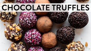 Chocolate Truffles  Sallys Baking Recipes [upl. by Anehs]