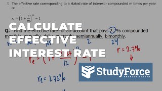 📚 How to calculate the effective interest rate [upl. by Cyndie]