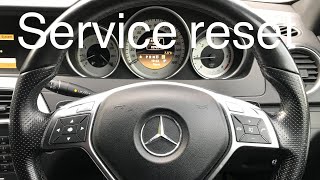 Mercedes EClass  Service Reset  20092015 W212 W207 [upl. by Frieder]