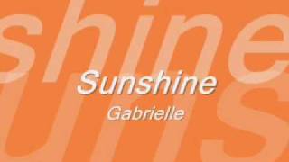 Gabrielle  Sunshine [upl. by Aihseya]