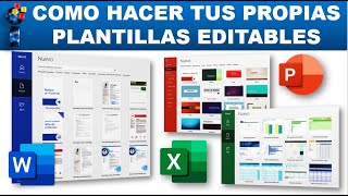 CÓMO CREAR PLANTILLAS EN WORD [upl. by Notsecnirp]