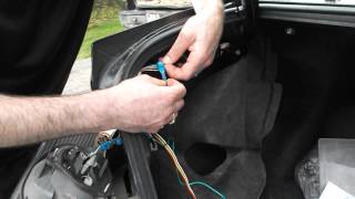 Installing Trailer Wiring Harness In 2007 Toyota Corolla [upl. by Dibru]