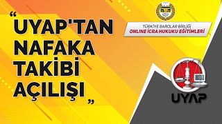 UYAPtan Nafaka Takibi Açılışı [upl. by Ravid]