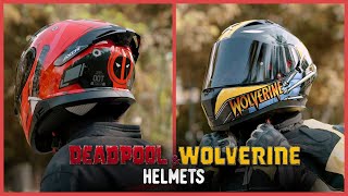 Deadpool Wolverine Helmet Trailer  Bikester Global [upl. by Jacquette]