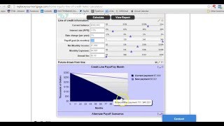 HELOC Calculator  How To Determine Your Debt Free Date [upl. by Zeeba967]