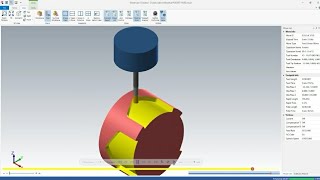 4 axis SubstitutionsPocket Toolpath MasterCam [upl. by Maharg595]