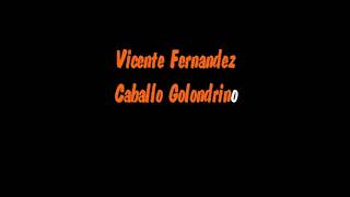 Vicente Fernandez  Caballo Golondrino en karaoke  gratis [upl. by Rosner]