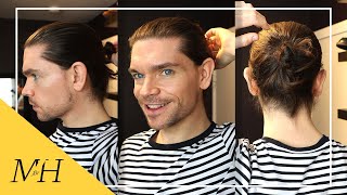 Man Bun Tutorial Before I Cut My Hair [upl. by Henke]