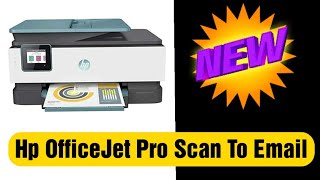 Hp OfficeJet Pro Scan To Email Feature [upl. by Formenti]