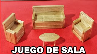 como hacer muebles para maquetas [upl. by Aliemaj]