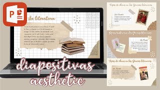 ⚘ CREA PRESENTACIONES POWERPOINT VINTAGE AESTHETIC 🍂 1 Plantilla Grąt¡s [upl. by Hestia]