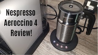 Nespresso Aeroccino 4 Milk Frother Review  Worth upgrading from the Aeroccino 3 [upl. by Dlorah908]