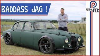 Straight Pipe Supercharged V8 Mk2 Jag UTTERLY BONKERS [upl. by Tuneberg704]