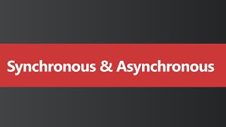 Synchronous and Asynchronous Hindi [upl. by Sitruk]