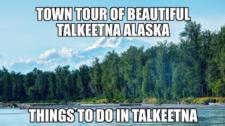 VLog town tour of Talkeetna Alaska including things to do in Talkeetna [upl. by Gloriana590]