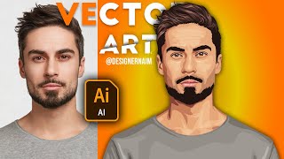 Vector Art  Vector Portrait Tutorial illustrator Mouse  Illustrator Tutorial [upl. by Tansy187]