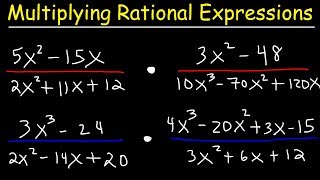 Multiplying Rational Expressions [upl. by Katzen645]