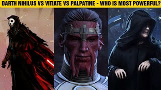 Who Was The MOST POWERFUL Sith Lord Of All Time [upl. by Leile]