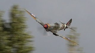 Supermarine Spitfire MkXVII  Low amp Loud [upl. by Aivatnohs]