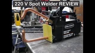 220V Spot Welder Review Pro PointHarbor Freight [upl. by Negem458]