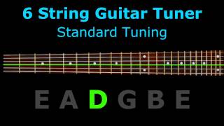 6 String Guitar Tuner  Standard Tuning [upl. by Osborne]