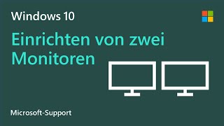 So richtest du mehrere Monitore unter Windows 10 ein  Microsoft [upl. by Drugge627]