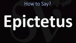 How to Pronounce Epictetus CORRECTLY [upl. by Hance926]