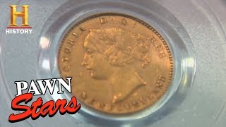 Pawn Stars  Gold Pieces  History [upl. by Kenti]