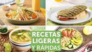 Recetas Ligeras y Rápidas  Kiwilimón [upl. by Ericka514]