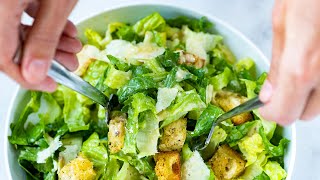 Perfect Caesar Salad Recipe [upl. by Aihpledalihp565]