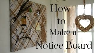 How to Make a Notice Board [upl. by Diena]