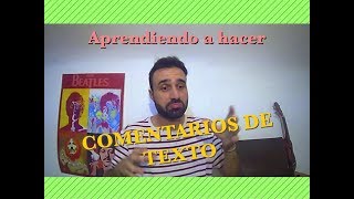 Cómo hacer COMENTARIOS DE TEXTO en FILOSOFÍA [upl. by Acinimod324]