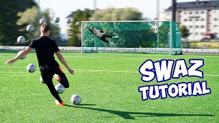 HOW TO SHOOT LIKE ROBERTO CARLOS  SWAZ TUTORIAL [upl. by Orfinger936]