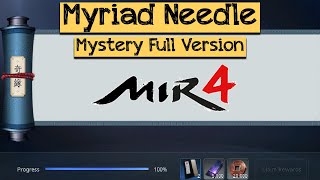 Myriad Needle Mir4 Mystery Mission Full [upl. by Yuille]