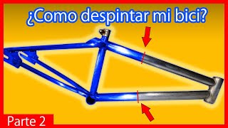 Como despintar bicicleta [upl. by Llenram]